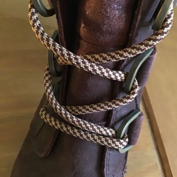 Sorrel Burgundy Lace up Ankle Boots- NWOB - Picture 7 of 16